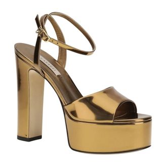 Casadei Patty Platform Interstellar Sandalen - Dames - Schoenen - Bruin - Maat: 37 1/2 EU Poliester