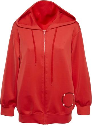 Love Moschino Felpa con cappuccio - Rosso