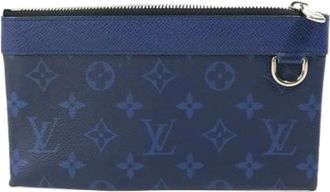 Louis Vuitton Pre-owned Clutches, male, Blue, Size: ONE SIZE Pre-owned Clutch bag