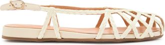 Ancient Greek Sandals Kardia Raffia Sandals - Cream - 36 (IT36/ UK3)