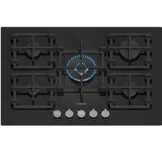 SIEMENS Placa De Gas De 75 Cm Con 5 Quemadores, 11500 W, Negra - Ep7a6qi40 - Siemens