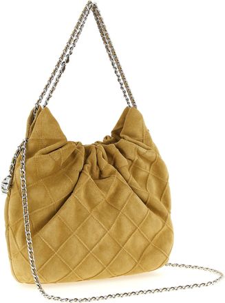 Tory Burch Womens Beige Calfskin Shoulder Bag