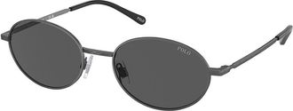 Polo Ralph Lauren PH3145 930787 Mens Sunglasses Gunmetal Size 53