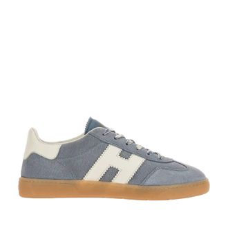 Hogan Cool Lace-Up Sneakers in Calfskin and Sheepskin