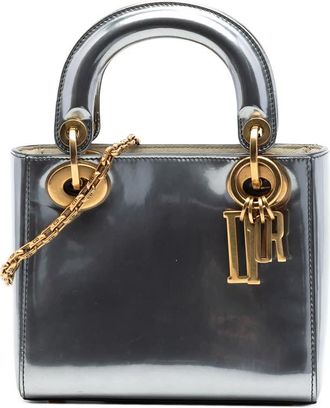 Dior Pre-owned Dior Mini Metallic Patent Lady Dior Ladies F9JNSG57VIIO52XY