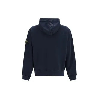 Stone Island Cotton Hoodie - Navy