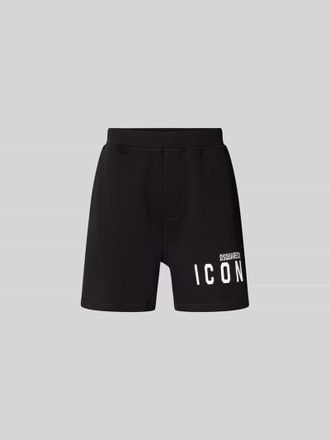 Dsquared2 Sweatshorts mit elastischem Bund in Black, Gr&ouml;&szlig;e XXXL