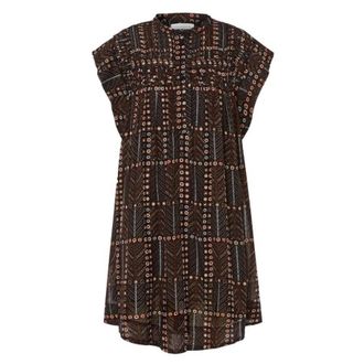 Isabel Marant Leazali Pintucked Mini Dress, Brand Size 34 ( US Size 2 )