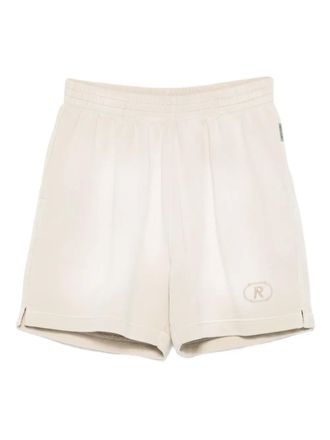 Represent Grand Vintage shorts met elastische tailleband en logo - Beige
