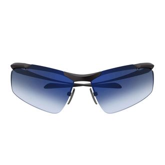 Balenciaga Sunglasses Bb0462 S 003 Ruthenium/Blue Unisex