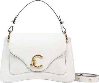 Coccinelle C-Me Handtas - Dames - Handtassen - Wit - ONE Size - Leer - Tassen