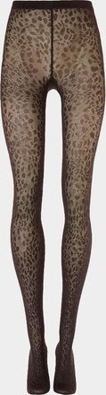 Wolford Pantera Animal-Patterned Tights