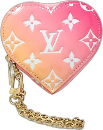 Louis Vuitton Fuchsia Leather Coin Purse/Coin Case (Pre-Owned)