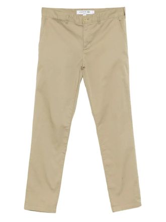 Lacoste straight-leg trousers - Brown