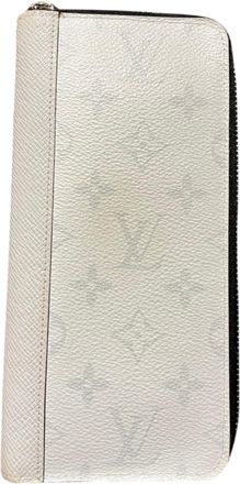 Louis Vuitton Taigarama White Taigarama Long Wallet (Bi-Fold) (Pre-Owned)