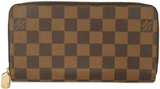 Louis Vuitton Brown Damier Canvas Ebene Damier Canvas Leather Long Wallet (Bi-Fold) (Pre-Owned)