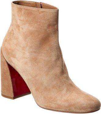 Christian Louboutin Turela 85 Suede Bootie