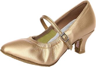 Generic Ballroom Dance Shoes For Women Uk Closed Toe Womens Latin Dance Shoes Cuban Heel Modern Tango Shoe Mary Jane Ballet Heels Wedding Evening Pumps Samba 