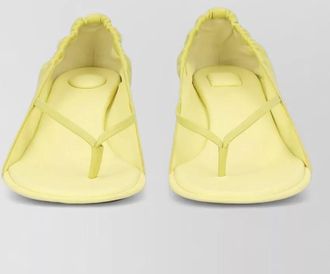 Jacquemus kitten heel open toe strappy mules