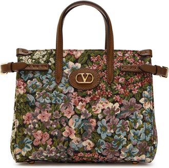Valentino Garavani Antibes Small Floral-jacquard Tote bag - Multicoloured - One Size