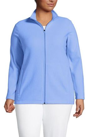 Lands End Anyweather Fleece Full Zip Jacket in Clear Blue Sky at Nordstrom, Size 1X