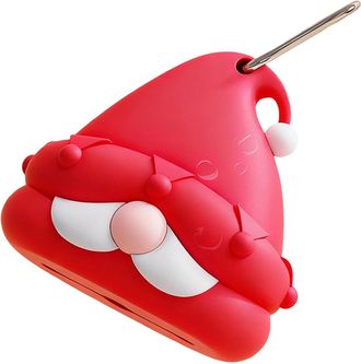 Generic Dog Poop Bag Holder - Silicone Gnome-Shape Dispenser with Clip Hook | Lightweight Waste Bag Carrier for Walks Travel Camping | Durable Accessory for L