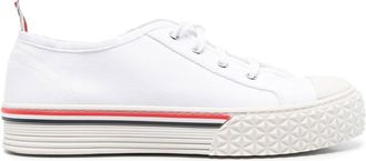 Thom Browne Collegiate low-top sneakers - women - Cotton - 36 - White