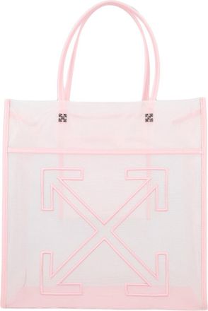 Off-white Market Translucent Intersecting Arrows Tote Bag