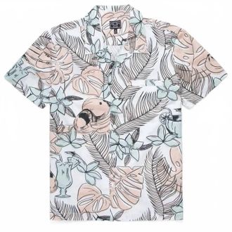 Dark Seas Mens Cranston Short Sleeve Shirt In Pink