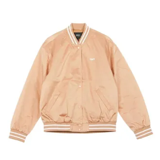 Obey Bomber Jackets, female, Pink, XL, Coach Jacket Lilah Jacket