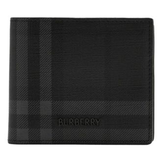 Burberry City Check Bifold Wallet Iron Grey 8127772