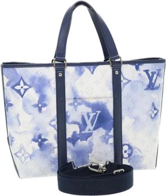 Louis Vuitton Pre-owned Vintage Tote Bag - Dames - Vintage Shopper - Blauw - ONE Size - Vintage
