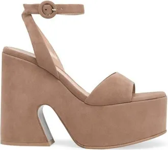 Gianvito Rossi Ziggy Sandals in Pink Suede at Nordstrom, Size 35.5