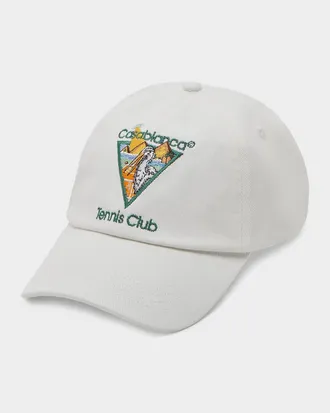Casablanca Men & apos;s Tennis Club Emblem Baseball Cap