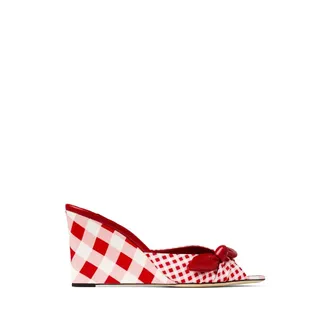 Jimmy Choo London Wedges, female, Red, Size: 10 US Shoes Jimmy Choo