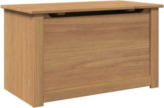 vidaXL Storage Chest with Lid Panama 79x42x46 cm Solid Wood Pine Vidaxl