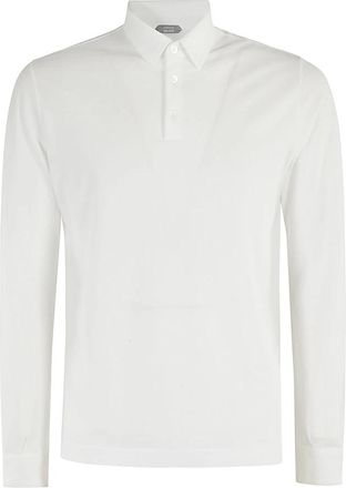 Zanone Polo Shirts - Heren - Polos - Wit - 3XL - Katoen - Tops