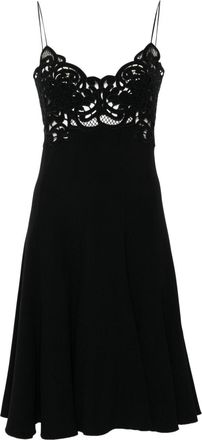 Ermanno Scervino lace lingerie dress - women - Acetate/Polyester/Viscose/Elastane/Silk - 40 - Black