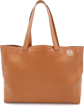 Loewe Camel Light Brown Yellow Leather Shoulder Bag Tote Bag (Pre-Owned)