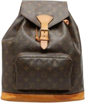 Louis Vuitton Pre-owned Backpacks, female, Brown, Size: ONE SIZE Pre-owned Vintage Monogram Backpack