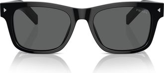 Prada 0pr A17s Rectangular Acetate Sunglasses