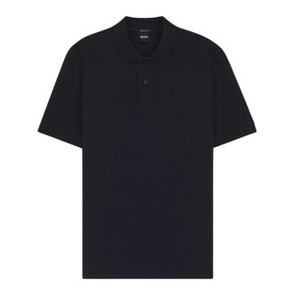 HUGO BOSS Polos - Heren - Tops - Blauw - Maat: 5XL Katoen