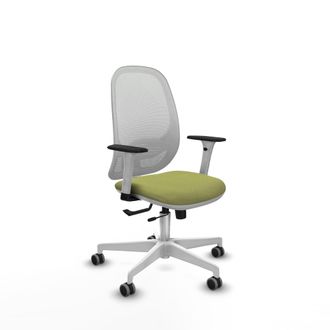 Piqueras y Crespo Silla De Oficina Piqueras Y Crespo Cilanco Blanco Espuma Alta Densidad