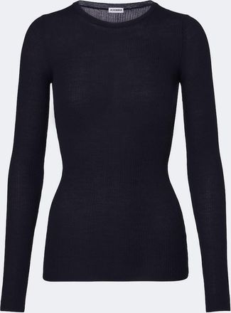 Jil Sander Ribbed-knit wool sweater