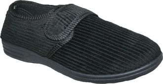 Northwest Territory Mens Diabetic Orthopaedic Slippers, Black Ken, 9.5 UK