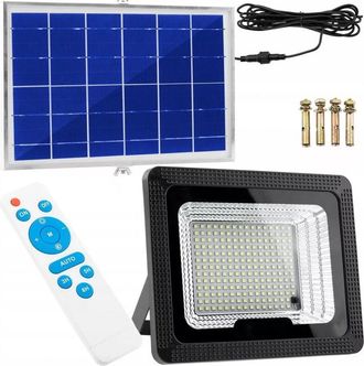 OEM Hal&oacute;gena Solar Con Sensor Crepuscular L&aacute;mpara 100w 303 Led 5ah Aluminio