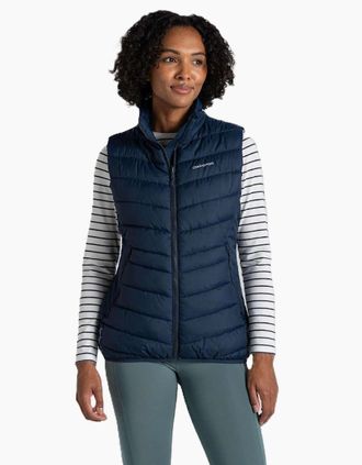 Craghoppers Womens Craghoppers Womens Complite IX Padded Packable Gilet - Navy - Size: 14