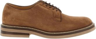 Brunello Cucinelli Schoenen, Heren, Bruin, 44 EU, Veterschoenen
