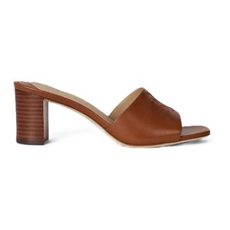 Ralph Lauren Heeled Mules, female, Brown, Size: 10 US Sandals