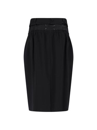 Maison Margiela Womens Skirts Black Polyester